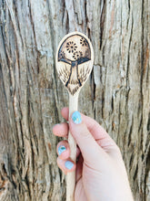 Load image into Gallery viewer, Mushroom Pyrography Spoon
