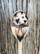 Load image into Gallery viewer, Mushroom Pyrography Spoon
