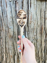 Load image into Gallery viewer, Mushroom Pyrography Spoon
