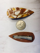 Load image into Gallery viewer, Terrazzo Inspired Earth Tones Barrette
