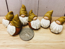 Load image into Gallery viewer, Orange and Mustard Candy Corn Mini Gnome
