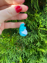 Load image into Gallery viewer, ORNAMENT Mini Blue Swirl Gnome
