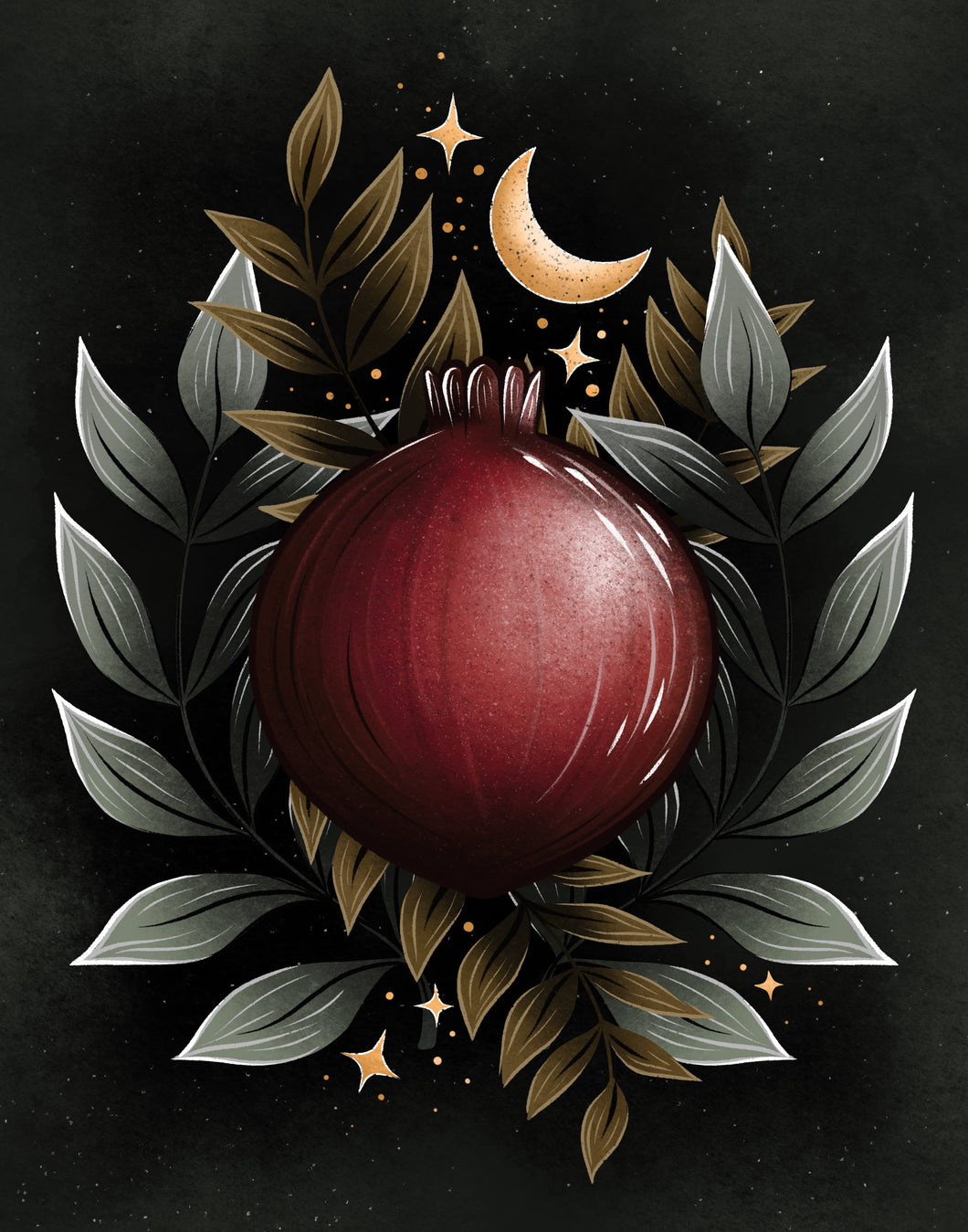 Celestial Pomegranate Print (8x10
